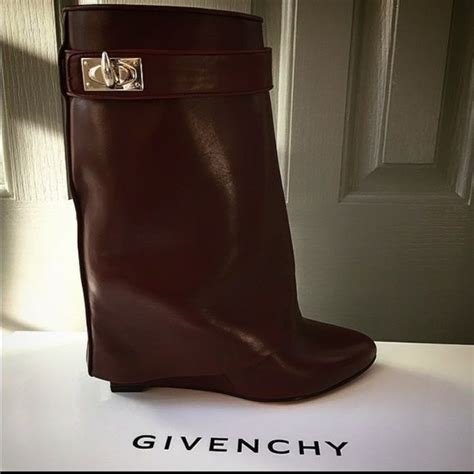 white Givenchy shark boots